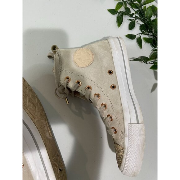 Converse All Star High-Top Snakeskin Sneakers Size 6 - Picture 14 of 14